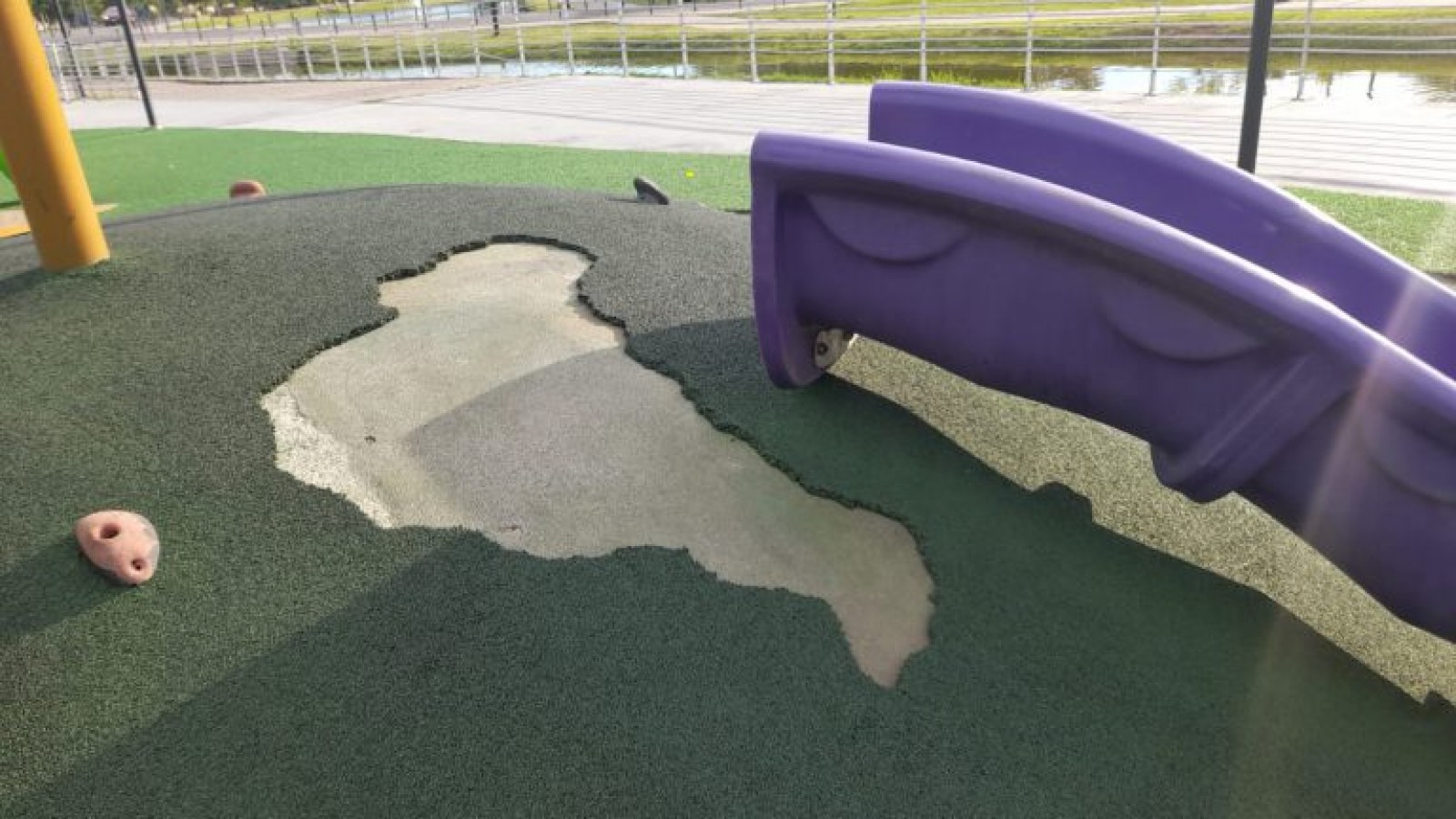 Se registraron hechos de vandalismo en Parque Belgrano de Pergamino